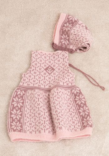 Ellinor kjole/skaut rosa