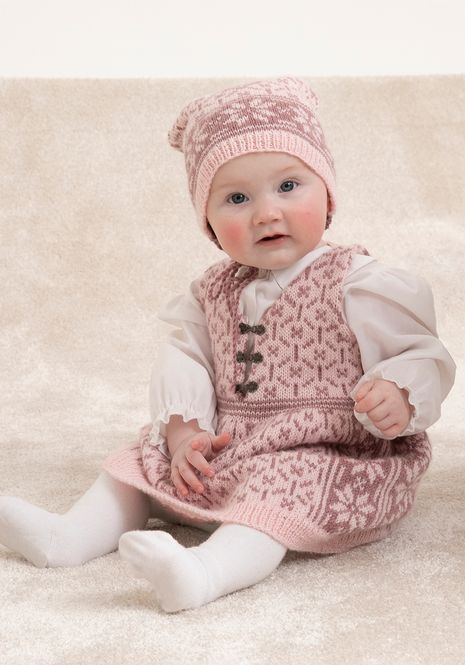 Hovedbilde Ellinor kjole/skaut rosa